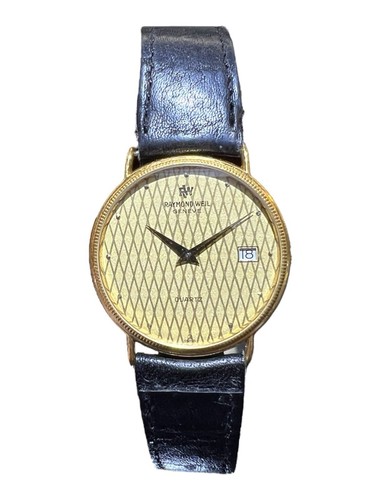 RAYMOND WEIL☆ 腕時計☆18k Raymond Weil Geneve 18K Gold EP Ref 9983 Tank Vintage Watch
