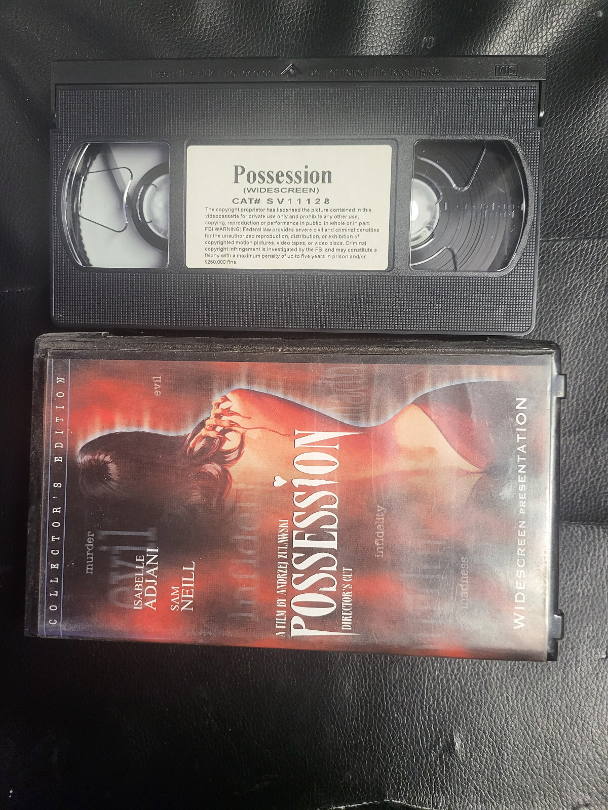 POSSESSION Collectors Edition Clamshell VHS 1981 cult horror