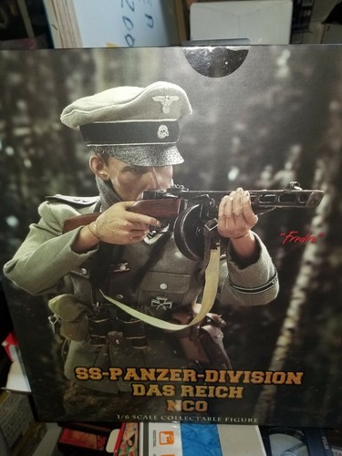 1:6 Scale DID D80132 WWII German Panzer NCO Fredro - 12 inch 1:6 Scale DID D80132 WWII German Panzer NCO Fredro - 12 inch