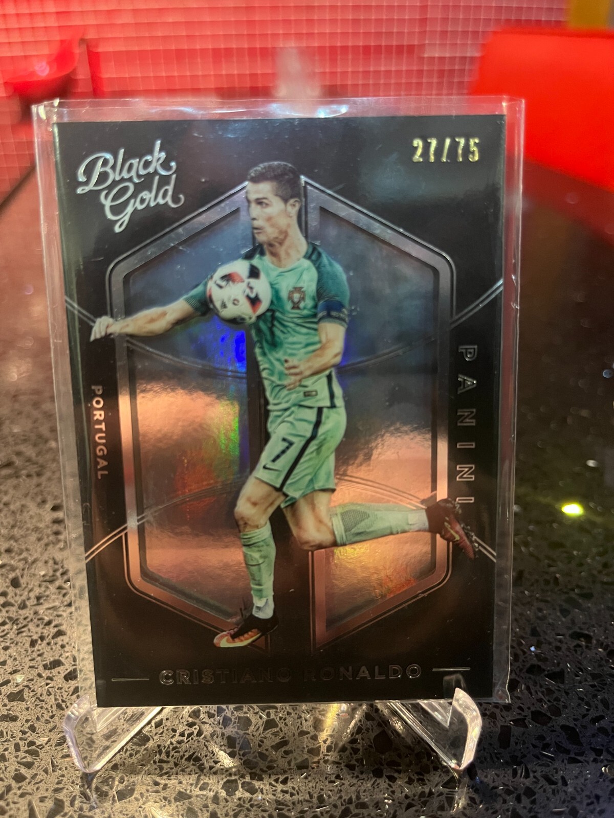 2016-17 Panini Black Gold Soccer Uncommon #84 Cristiano