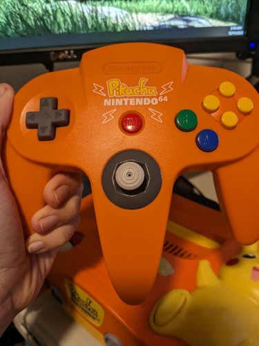 Limited Edition Orange Pikachu Nintendo 64 N64 Pokémon