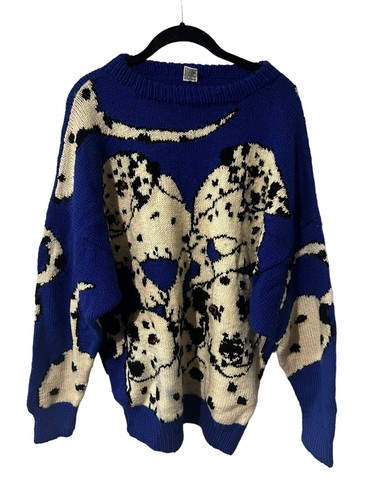 S dalmation knit theredthread ダルメシアン ニット THEREDTHREAD / ザレッドスレッド】S dalmation knit