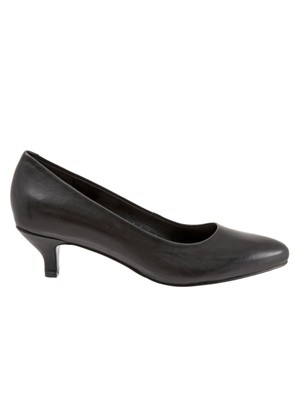 

TROTTERS Женские черные туфли-лодочки без шнуровки Kiera с поддержкой свода стопы и острым носком, Черный, T1805-003