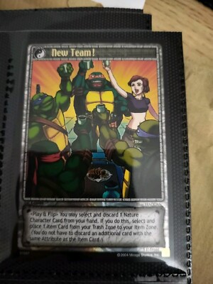 Turtles Unleashed CCG TCG: New Team! Foil