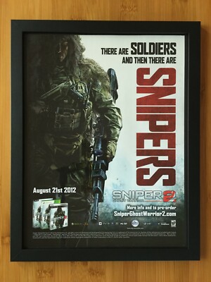 Sniper: Ghost Warrior 2 Framed Print Ad/Poster Official PS3 Xbox 360 Promo Art