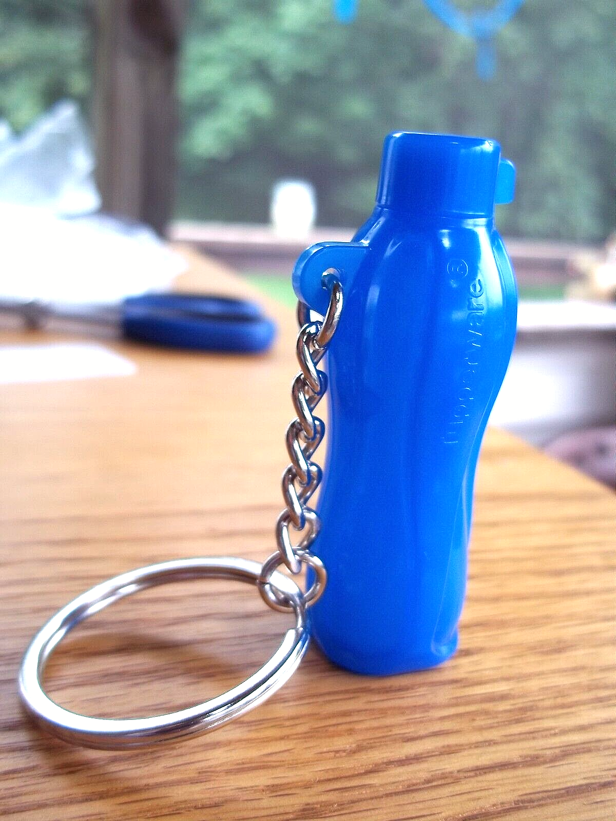 Tupperware Eco Water Bottle Keyring / Keychain in 