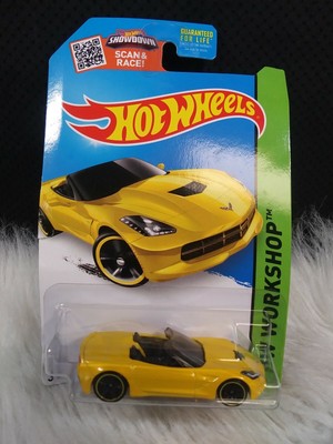 Hot Wheels HW Workshop 216/250 Yellow '14 Corvette Stingray