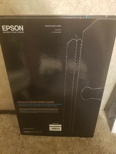 Epson professional series metallic photo paper luster 13