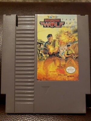 Operation Wolf (Nintendo Entertainment System, 1989) NES Tested Working 