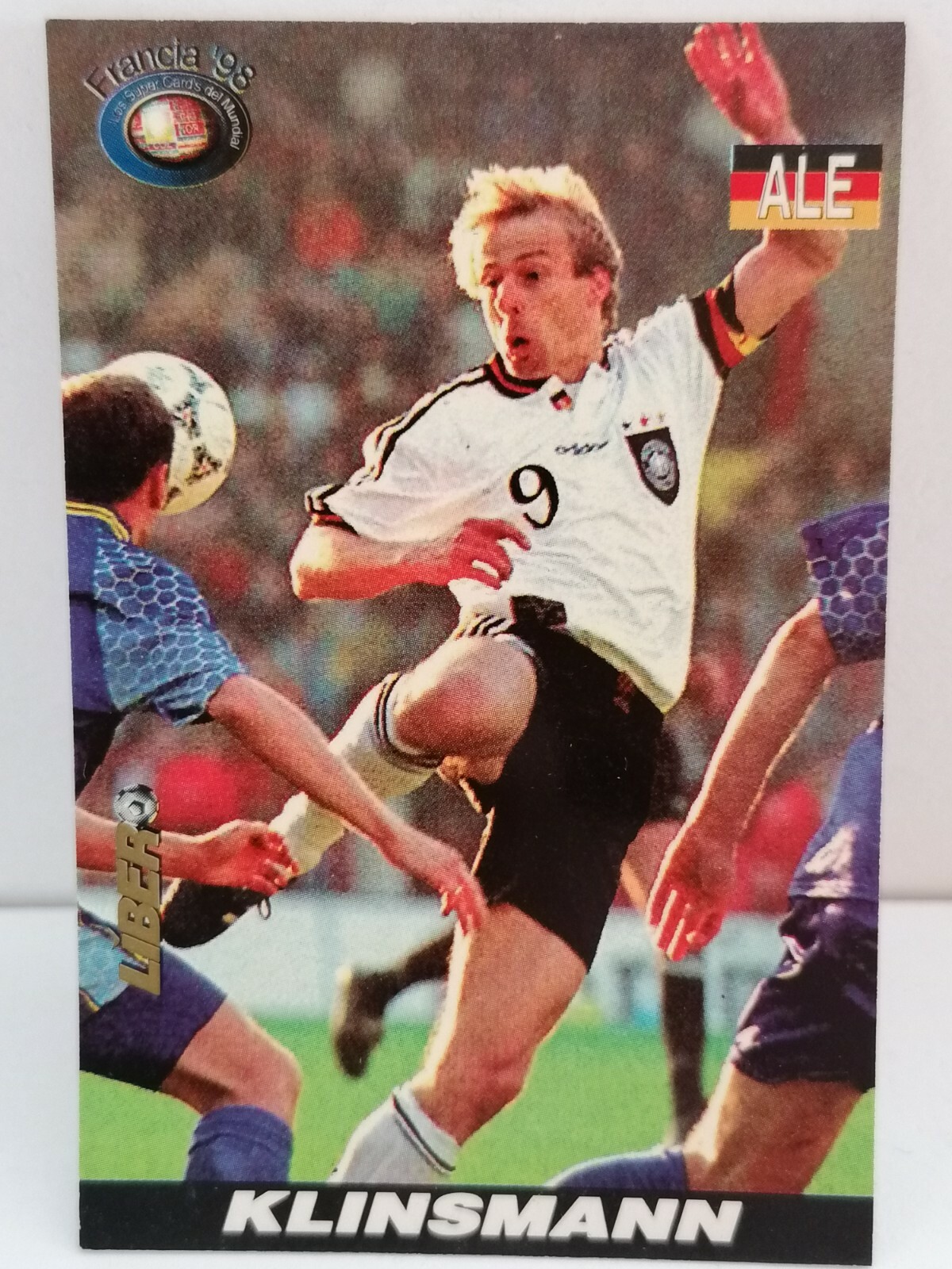FRANCE 98 Card #52 JURGEN KLINSMANN Germany Team, 1998 FIFA
