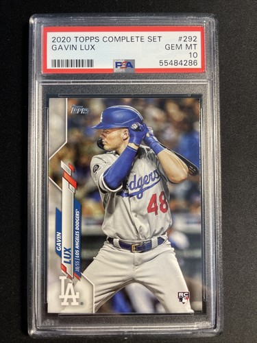 2020 Topps CSG 10 筒香嘉智 バリアシオン RC ルーキー Gavin Lux 2020 Topps Complete Set #292 PSA 10 Rookie RC Los