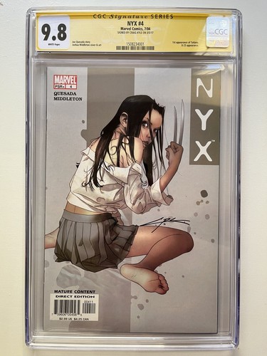 NYX #4 CGC 9.8 SS Signed Craig Kyle 2nd App X-23 NM / MINT