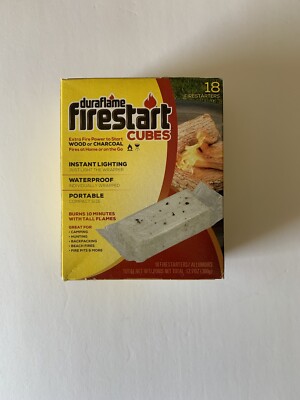 Duraflame Firestart CUBES Firelighters, 18 pack