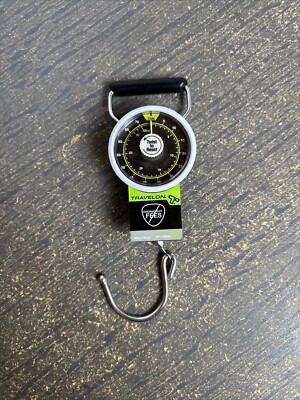 Travelon Stop & Lock Luggage Scale, Black, One Size, Black