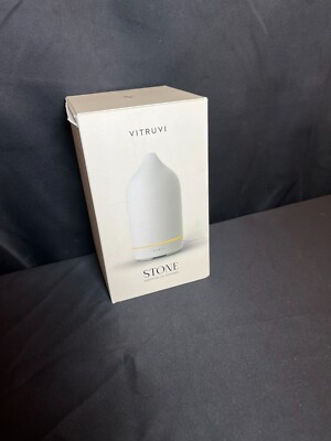 Vitruvi Stone Hand Crafted Automatic Shut Off Ultrasonic Essential Oil Diffuser