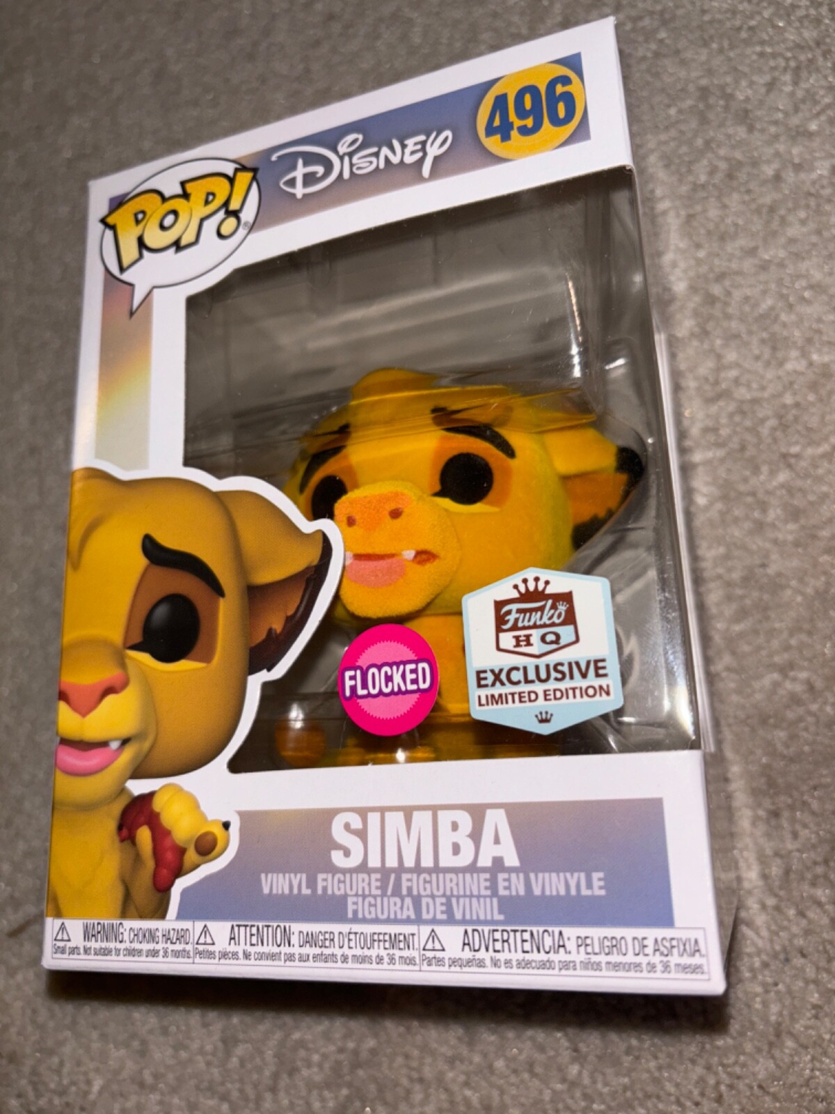 NEW IN BOX FUNKO POP! Funko Pop Simba #496 Disney Lion King