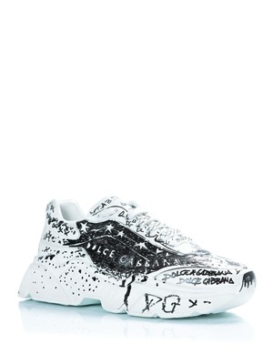 

Белые женские спортивные кроссовки DOLCE - GABBANA на платформе 1-1/2 дюйма Daymaster, Белый, CK1791AO773