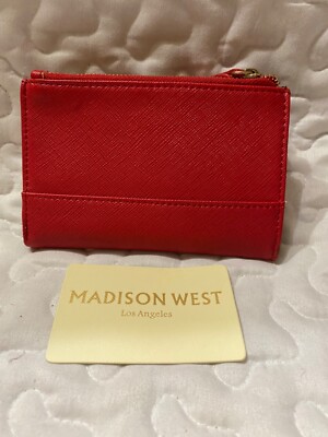 Madison West Ladies red Wallet WLW-16722
