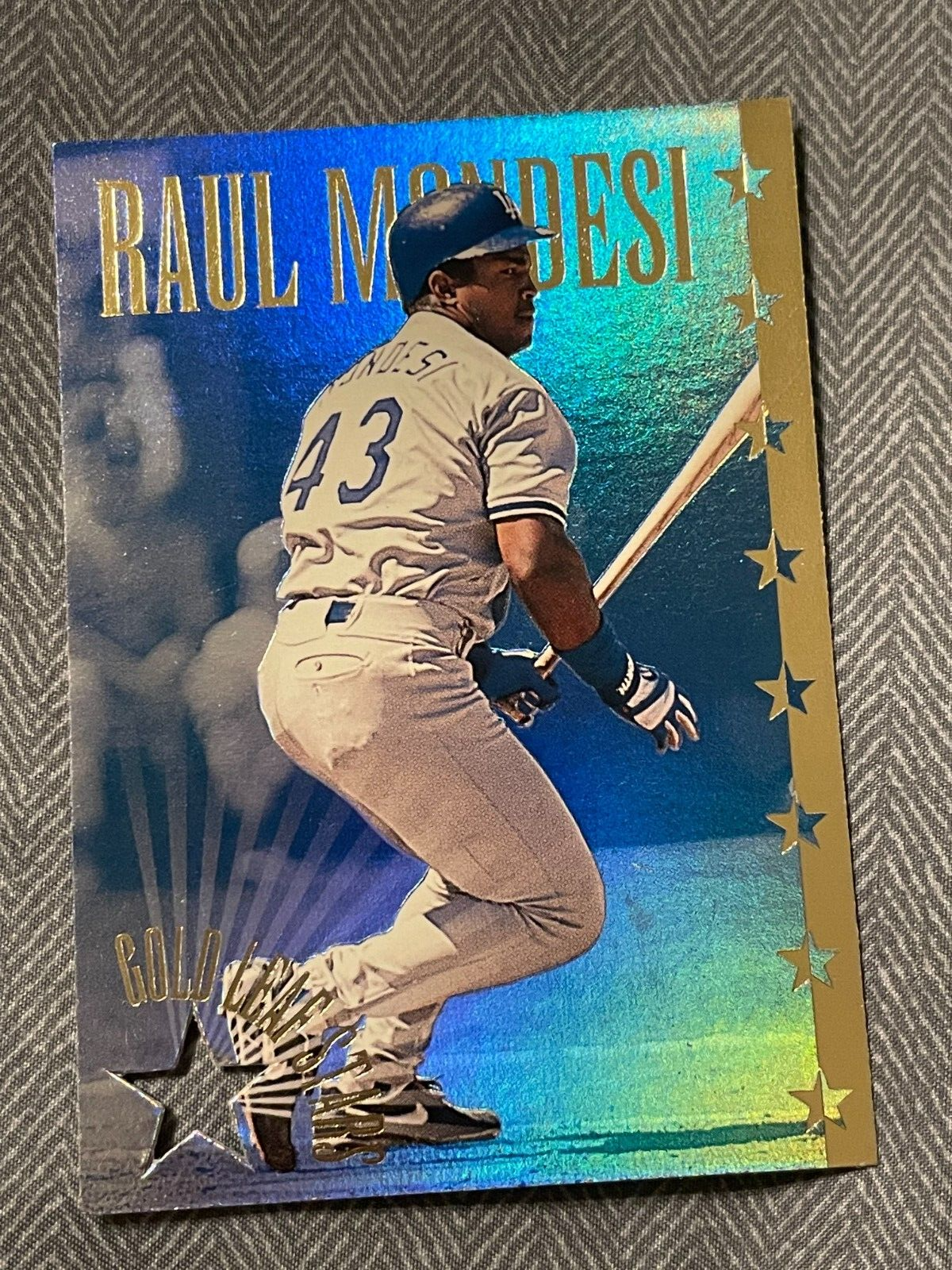 1995 Leaf Gold Stars #7 Raul Mondesi/10000 dodgers! | eBay
