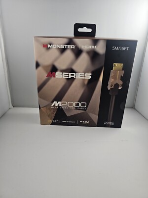 M2000 Monster HDMI Cable 16FT  Mega Speed 5M
