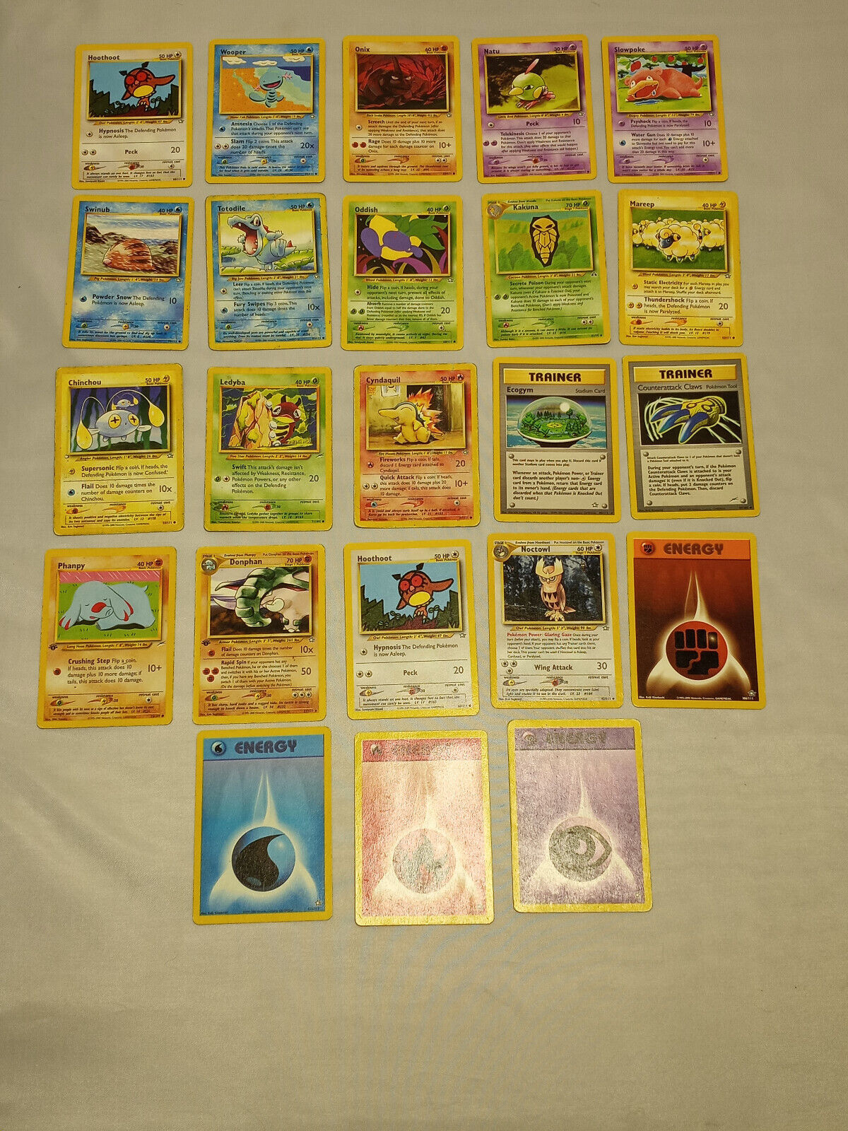 Lot of 23 Assorted TCG Pokemon Cards '95-'01 | eBay Lot of 23 Assorted TCG Pokemon Cards '95-'01 | eBay
