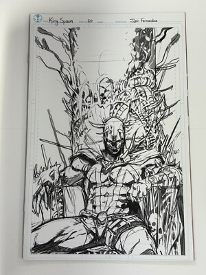 KING SPAWN #10 2022 NEAR MINT SKETCH VARIANT IMAGE COMICS b-392