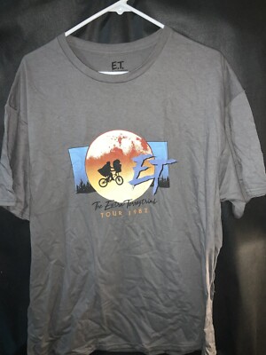 ET Mens ET Tour 1982 Graphic T-Shirt-Gray-T5