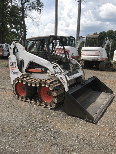 BOBCAT S175 SKID STEER Open Cab W/ New Wheels & Tires & Tracks!!