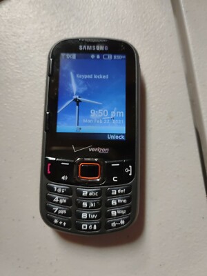 EXCELLENT 3G Samsung SCH-U460 Intensity II QWERTY Verizon Black Slider