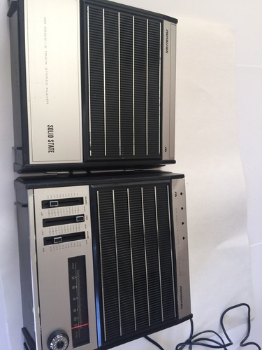 SOUNDESIGN Vintage 4965 portable AM Stereo Radio/8 track player