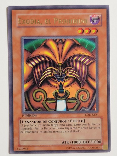YU-GI-OH! TCG EXODIA THE FORBIDDEN ONE LDD-S124 Ultra Rare