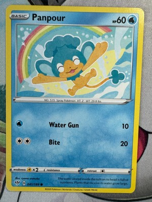 Panpour Non Holo English Pokemon TCG BKB400