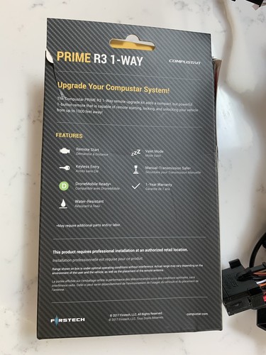 Compustar Prime 3 1-Way Automatic Car Starter