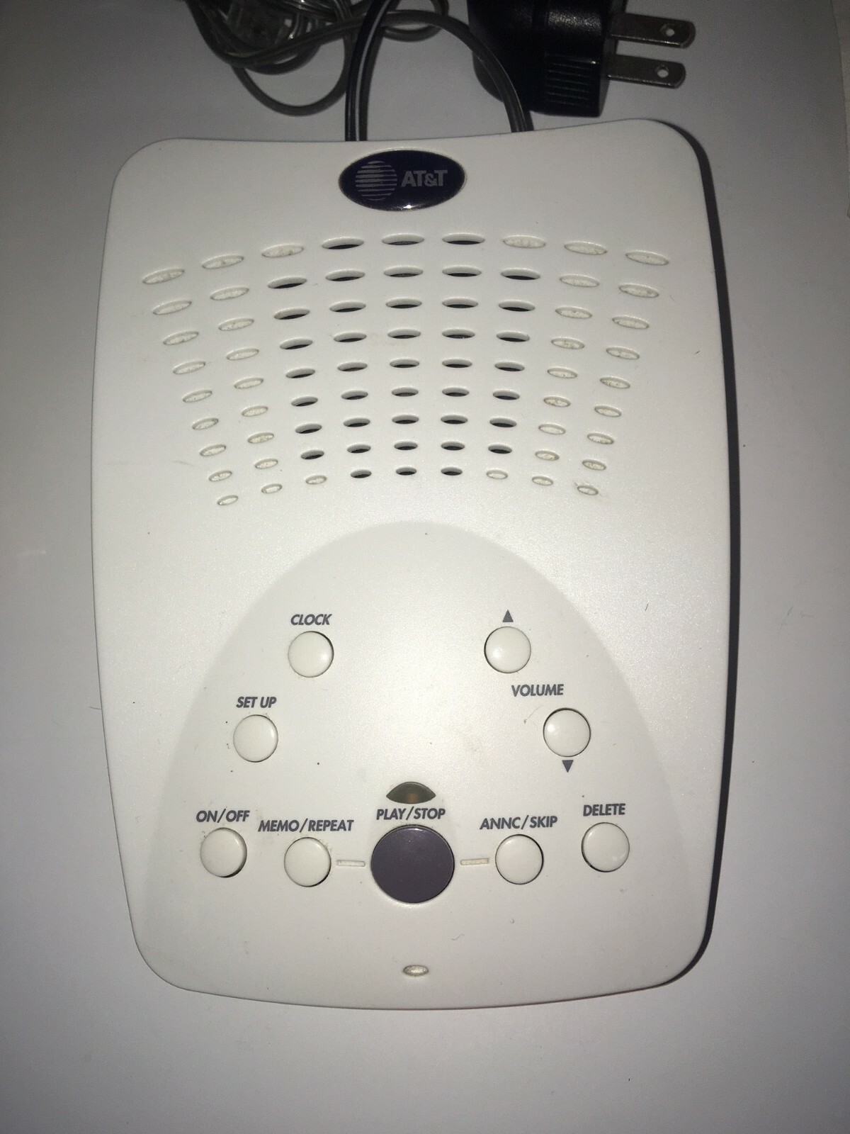 AT&T DIGITAL ANSWERING SYSTEM MACHINE 1718 MESSAGE GUARD 19 MIN RECORDING