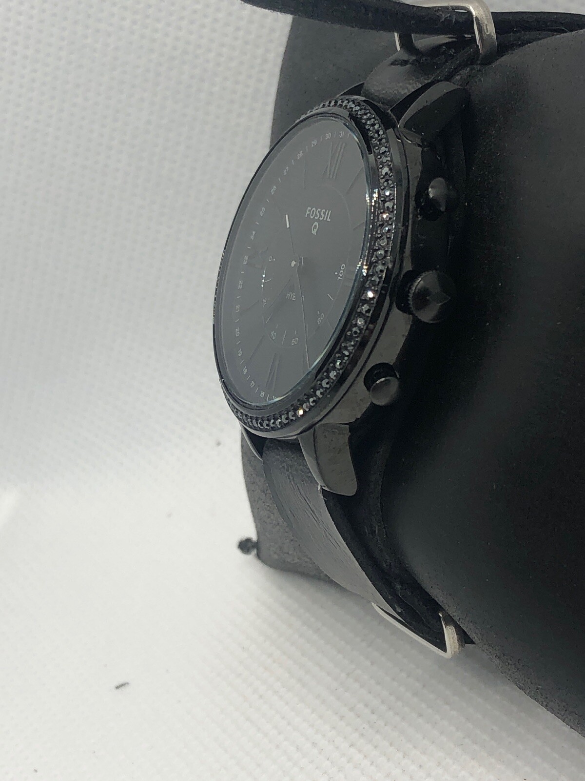 fossil smartwatch womens black