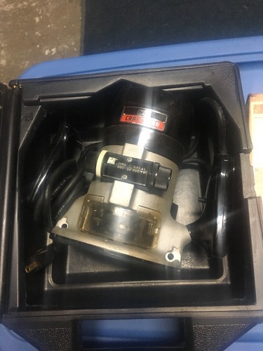 SEARS CRAFTSMAN ROUTER MODEL 315.17480 25,000 RPM W/CASE AND ROUTER GUIDE KIT