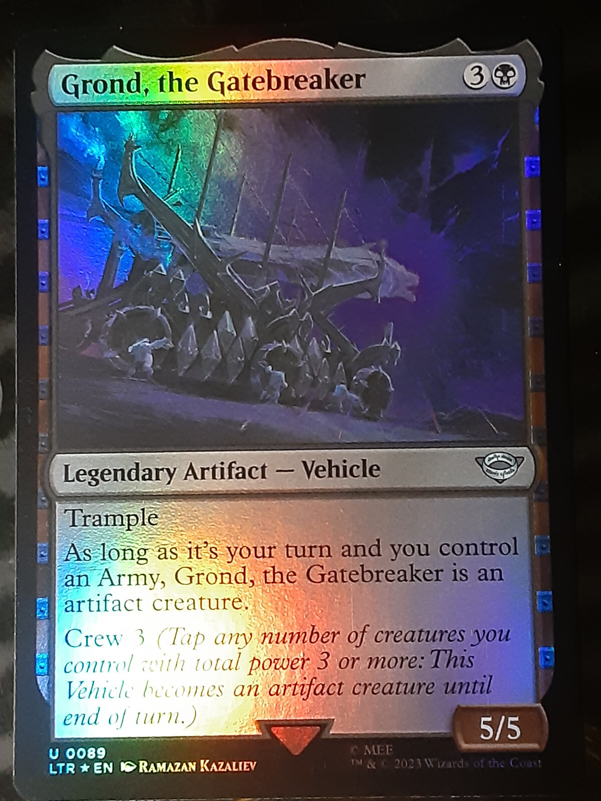 Grond the Gatebreaker FOIL , Lord of the Rings , Near M, MTG