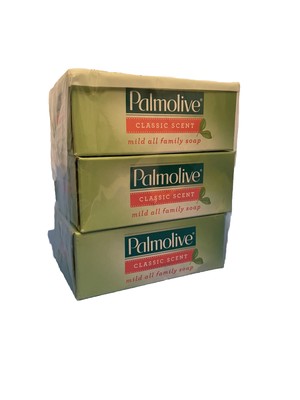 Palmolive Classic Scent Soap 3.2 oz Bars ( 3 Bar Pack ) FACTORY SEALED