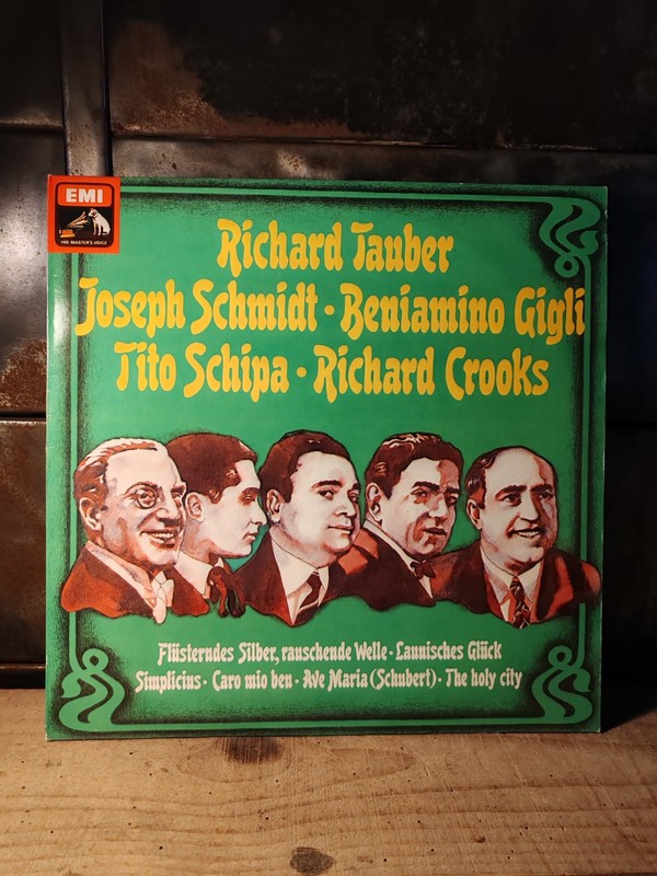 Vinyle 33 Tours - Richard Tauber - Schmidt - Gigli - Schipa - Crooks