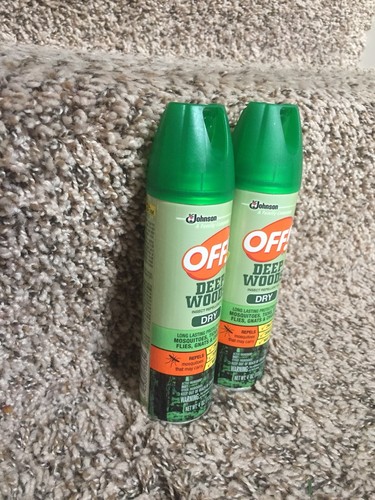 OFF! Deep Woods Dry - Insect Repellent - 2 4-ounce Spray Cans