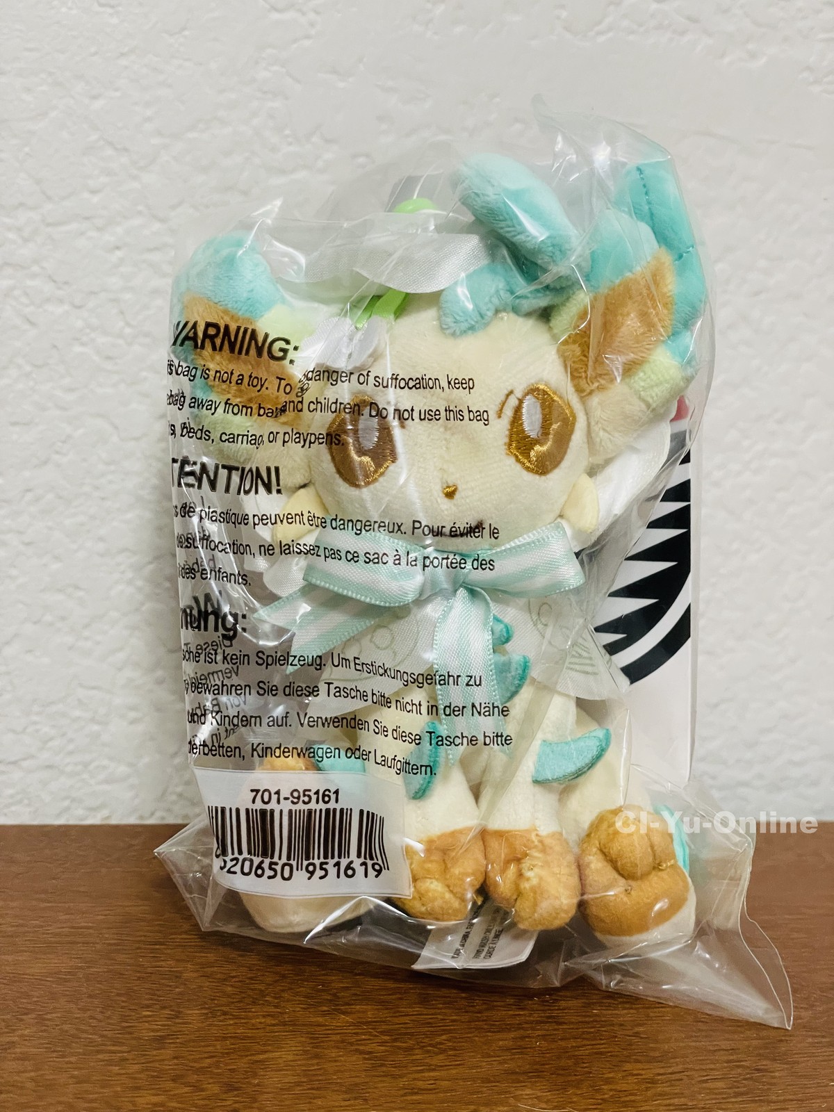Pokemon Center Original Easter Egg Leafeon Happy Spring Holiday