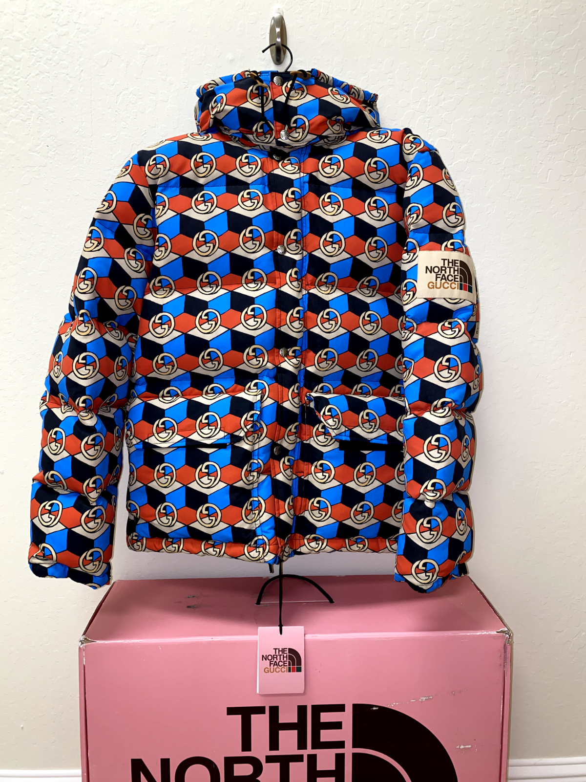 Rare North American Exclusive Color-way North Face x Gucci Puffer 