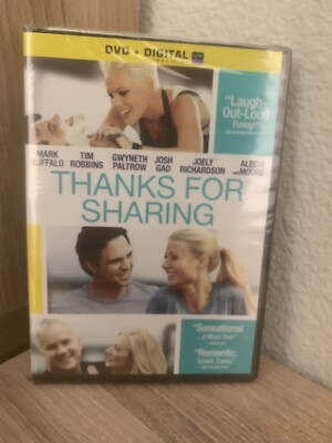 Thanks For Sharing DVD- New, Sealed and Free Shipping!