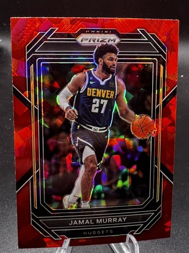 2022-23 Panini Prizm Jamal Murray Red Cracked Ice Prizm #32