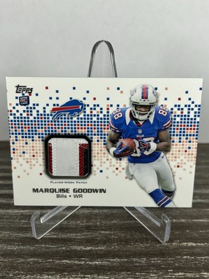 2013 MARQUISE GOODWIN Topps 3 Color Player Worn Rookie Patch #RP-MGO RC Bills