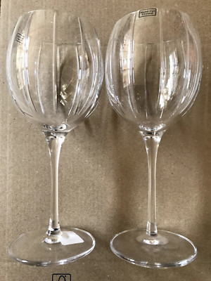 2 Williams Sonoma Dorset Chardonnay Wine Glasses  2183658 New + Nut Bowl 7790812