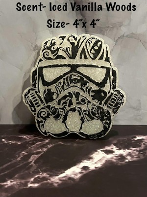 Air Freshener- StormTrooper -Size 4'' -Scent is Vanilla Iced Woods