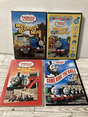 Lot of 4 Thomas & Friends: Thomas and the Toy Workshop Mud Glorious Mud
