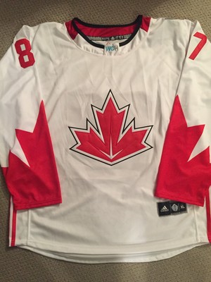 SIDNEY CROSBY SIGNED TEAM CANADA ADIDAS JERSEY  HOLO /COA