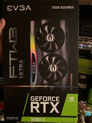 ONLY THE EMPTY BOX of EVGA 3080 FTW3 Ultra